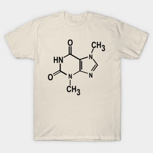 Chocolate theobromine organic compound T-Shirt